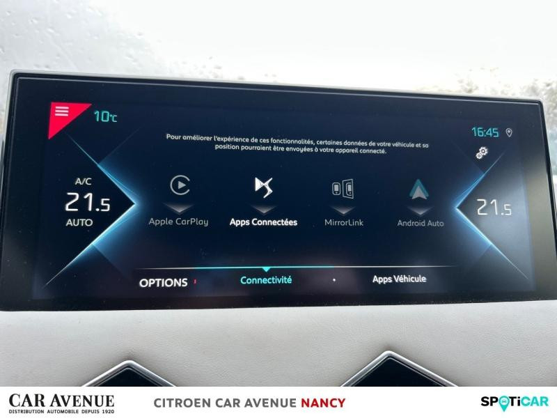 Occasion DS DS 3 Crossback E-Tense Grand Chic 4cv 2020 Cristal Pearl (M) - Toit Noir Perla Nera 18490 € à Nancy