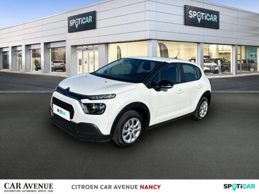 Occasion CITROEN C3 1.2 PureTech 83ch S&S Feel 122-123g 2022 Blanc Banquise (O) 8 989 € à Nancy
