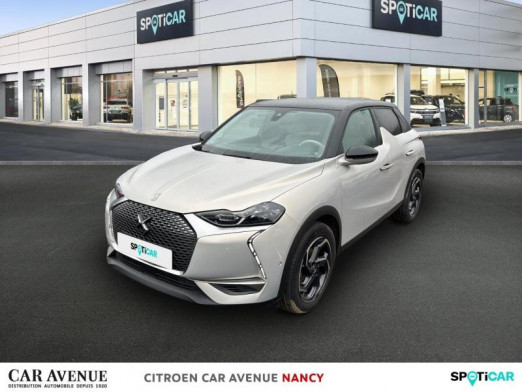 Occasion DS DS 3 Crossback PureTech 130ch Grand Chic Automatique 7cv 2021 Cristal Pearl (M) - Toit Noir Perla Nera 20 490 € à Nancy