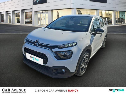 Occasion CITROEN C3 Sté 1.5 BlueHDi 100ch S&S BVM 6 Feel Nav 2 PLACES 2022 Blanc Banquise 10 990 € à Nancy