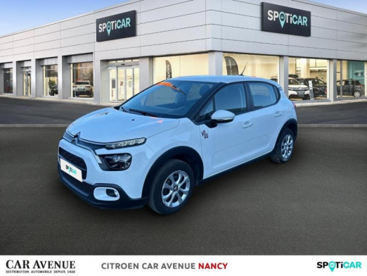 Occasion CITROEN C3 1.2 PureTech 83ch S&S YOU! 2022 Blanc Banquise (O) 9 497 € à Nancy