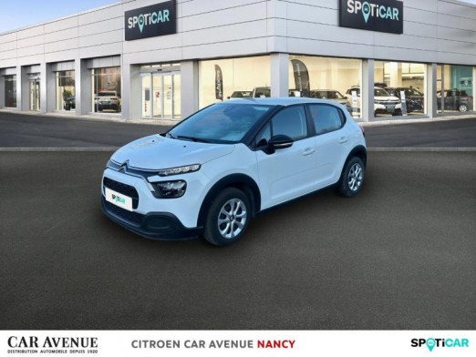 Occasion CITROEN C3 1.2 PureTech 83ch S&S Feel 122-123g 2020 Blanc Banquise (O) 8 947 € à Nancy