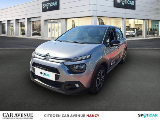 Occasion CITROEN C3 1.2 PureTech 83ch S&S Feel Pack 2021 Gris Acier (M) - Noir Onyx 10 490 € à Nancy