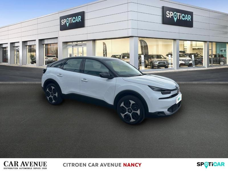 Occasion CITROEN C4 1.2 Hybride 136ch S&S PLUS Automatique 2025 Blanc Okénite (M) - Toit Noir Perla 27590 € à Nancy