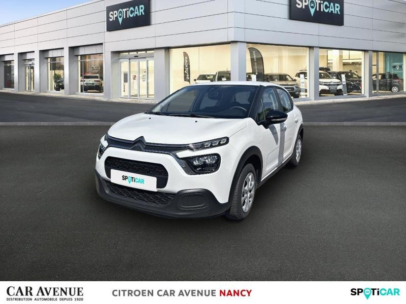 Occasion CITROEN C3 1.2 PureTech 83ch S&S Feel 122-123g 2022 Blanc Banquise (O) 11850 € à Nancy