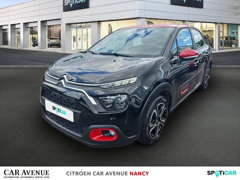 Used CITROEN C3 1.2 PureTech 83ch S&S Feel Pack 130g 2021 Noir Perla Nera (N) - Rouge Aden € 11190 in Nancy