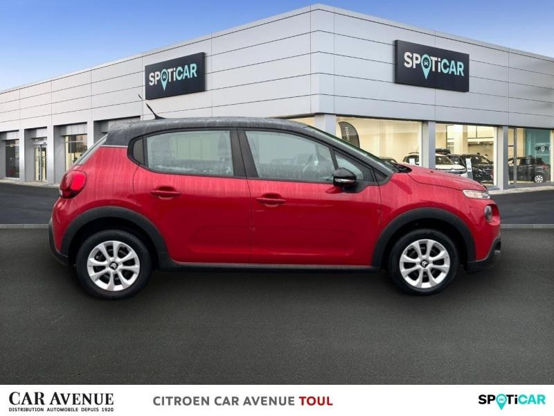 Used CITROEN C3 1.2 PureTech 83ch S&S Feel 122-123g 2020 Rouge Elixir (S) - Noir Onyx € 10990 in Nancy