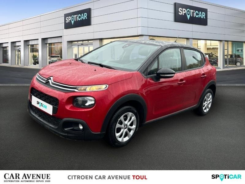 Used CITROEN C3 1.2 PureTech 83ch S&S Feel 122-123g 2020 Rouge Elixir (S) - Noir Onyx € 10990 in Nancy