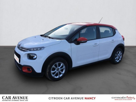 Used CITROEN C3 PureTech 82ch Feel 2017 Blanc Banquise - Rouge Aden € 7,500 in Nancy