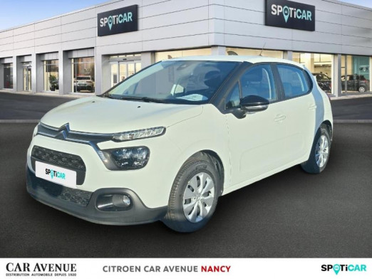 Used CITROEN C3 1.5 BlueHDi 100ch S&S Feel E6.d 2022 Blanc Banquise (O) € 12,490 in Nancy
