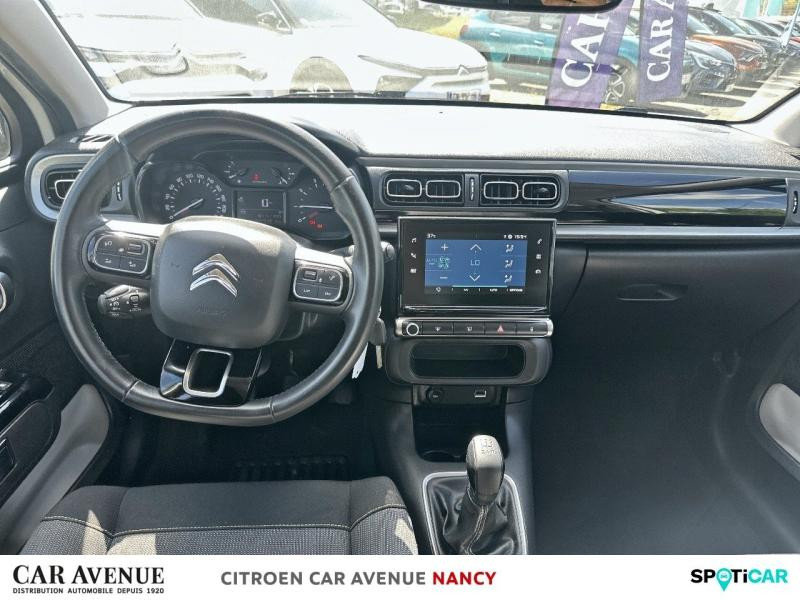 Occasion CITROEN C3 1.2 PureTech 83ch S&S Shine 2021 Blanc Banquise (O) - Rouge Aden 10390 € à Nancy