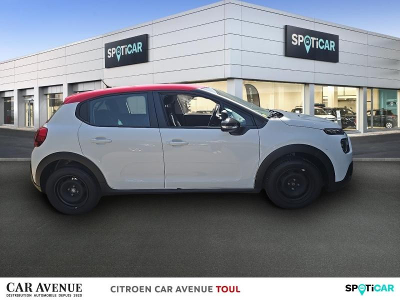 Used CITROEN C3 1.5 BlueHDi 100ch S&S Feel Pack E6.d 2023 Blanc Banquise (O) - Rouge Aden € 12990 in Nancy