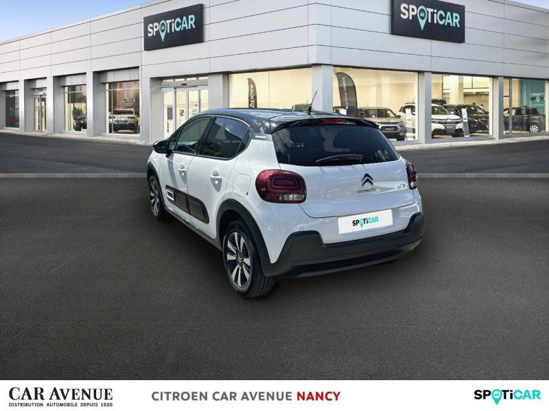 Occasion CITROEN C3 1.2 PureTech 83ch S&S Shine 2021 Blanc Banquise (O) - Rouge Aden 10390 € à Nancy