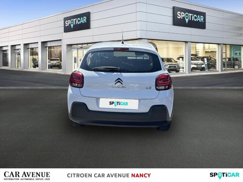 Occasion CITROEN C3 1.2 PureTech 83ch S&S Feel 122-123g 2022 Blanc Banquise (O) 11850 € à Nancy