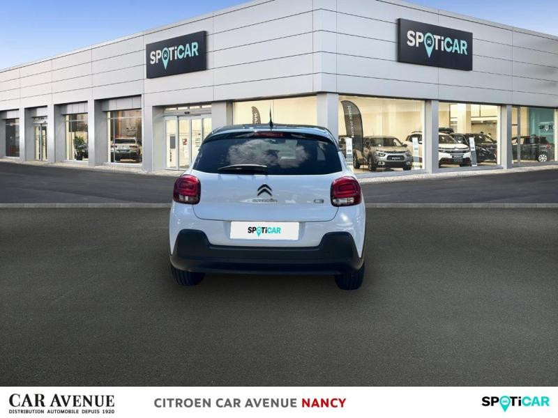 Occasion CITROEN C3 1.2 PureTech 83ch S&S Shine 2021 Blanc Banquise (O) - Rouge Aden 10390 € à Nancy