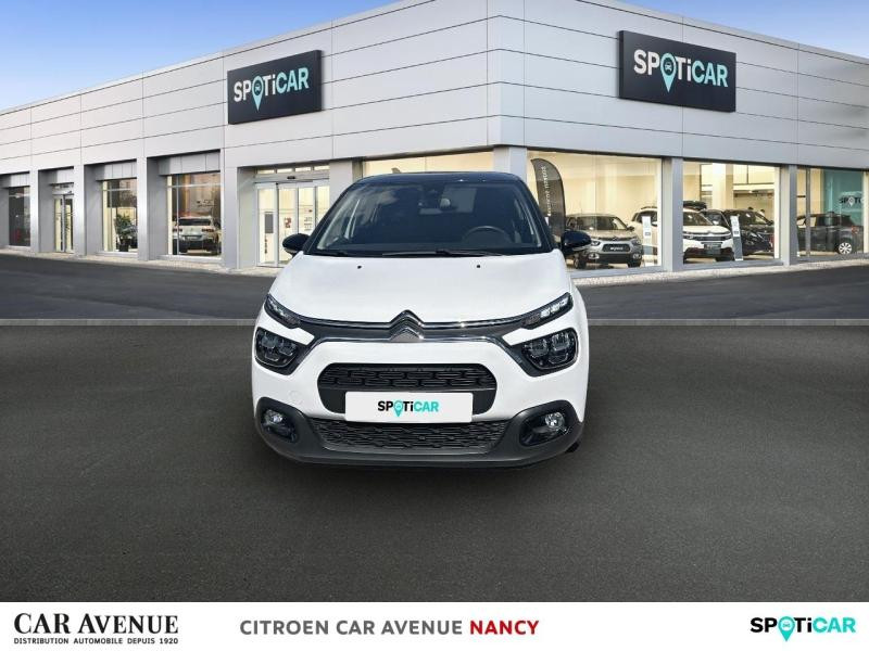 Occasion CITROEN C3 1.2 PureTech 83ch S&S Shine 2021 Blanc Banquise (O) - Rouge Aden 10390 € à Nancy