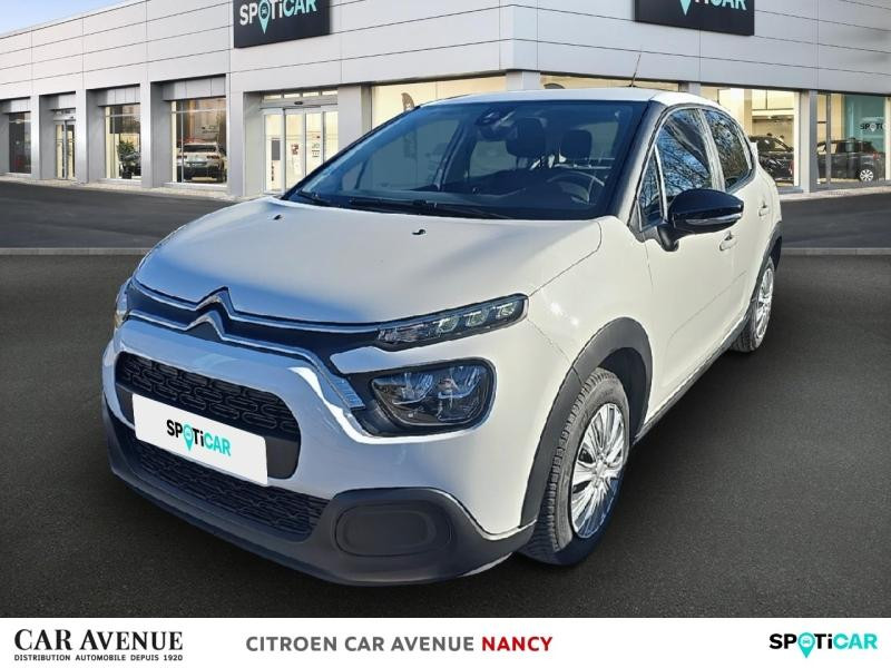 Used CITROEN C3 1.2 PureTech 83ch S&S Feel 122-123g 2022 Blanc Banquise (O) € 11290 in Nancy