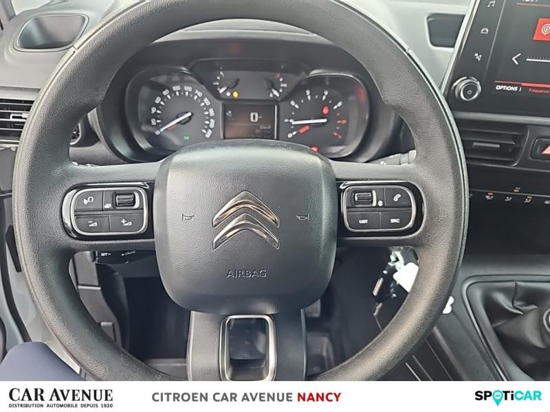 Occasion CITROEN Berlingo Van M 650kg BlueHDi 100ch S&S 2023 Blanc Icy 15490 € à Nancy