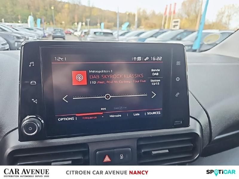 Occasion CITROEN Berlingo Van M 650kg BlueHDi 100ch S&S 2023 Blanc Icy 15490 € à Nancy