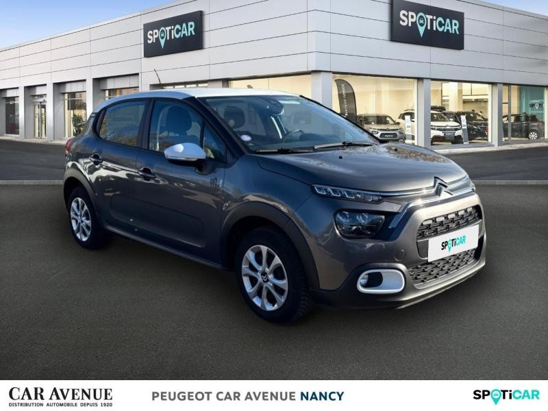 Occasion CITROEN C3 1.2 PureTech 83ch S&S YOU! 2022 Gris Platinium (M) - Blanc Opale 11690 € à Nancy
