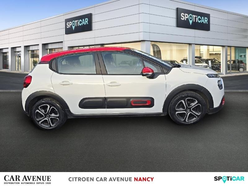 Occasion CITROEN C3 1.2 PureTech 110ch S&S Feel Pack 124g 2021 Blanc Banquise (O) - Rouge Aden 11490 € à Nancy
