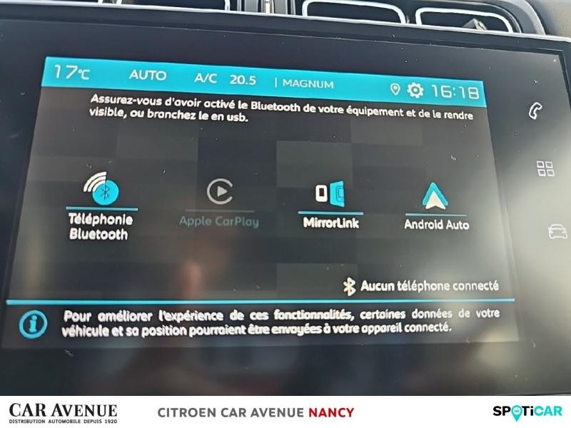 Occasion CITROEN C3 1.2 PureTech 110ch S&S Feel Pack 124g 2021 Blanc Banquise (O) - Rouge Aden 11490 € à Nancy