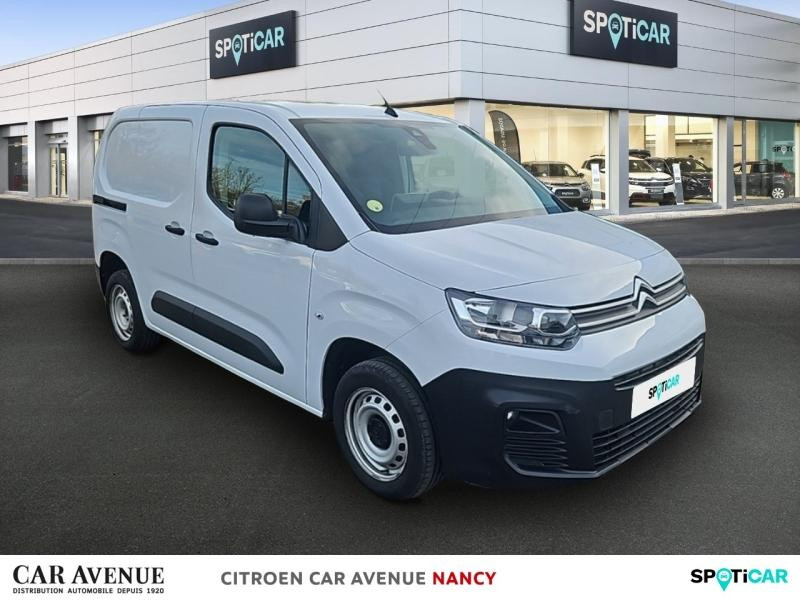 Occasion CITROEN Berlingo Van M 650kg BlueHDi 100ch S&S 2023 Blanc Icy 15490 € à Nancy