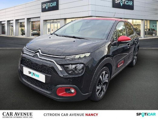 Used CITROEN C3 1.2 PureTech 110ch S&S Shine Pack  EAT6 2021 Noir Perla Nera (N) - Rouge Aden € 13,890 in Nancy