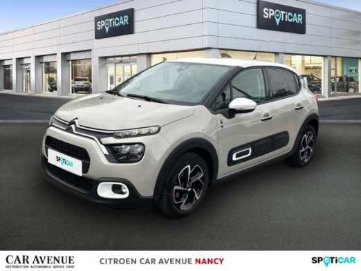 Occasion CITROEN C3 1.2 PureTech 110ch S&S Saint James EAT6 2021 Sable (N) - Blanc Opale 13 890 € à Nancy