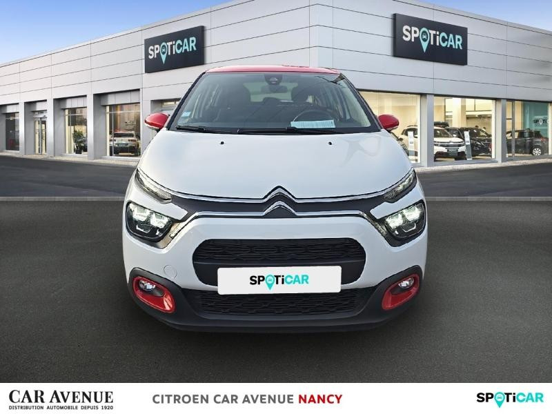 Occasion CITROEN C3 1.2 PureTech 110ch S&S Feel Pack 124g 2021 Blanc Banquise (O) - Rouge Aden 11490 € à Nancy