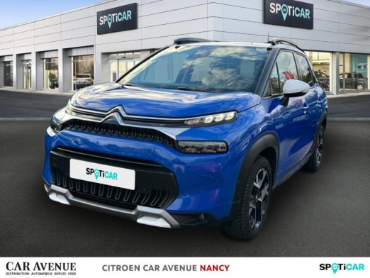 Occasion CITROEN C3 Aircross PureTech 130ch S&S Shine Pack EAT6 2021 Voltaic Blue (M) - Blanc Opale 16 490 € à Nancy
