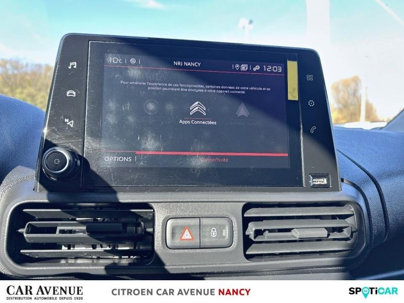 Occasion CITROEN Berlingo Van M 650kg BlueHDi 100ch S&S Cabine Extenso 3 places Pack Driver Connect 2023 Blanc Icy 15490 € à Nancy