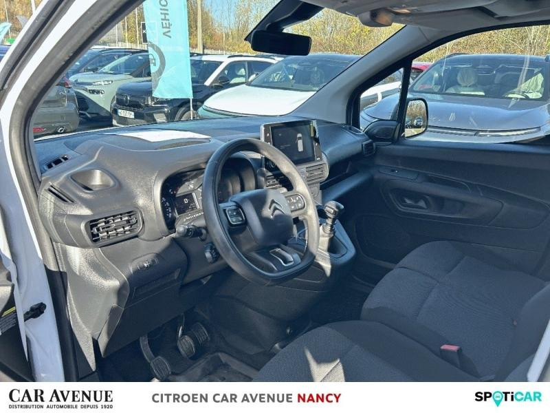 Occasion CITROEN Berlingo Van M 650kg BlueHDi 100ch S&S Cabine Extenso 3 places Pack Driver Connect 2023 Blanc Icy 15490 € à Nancy