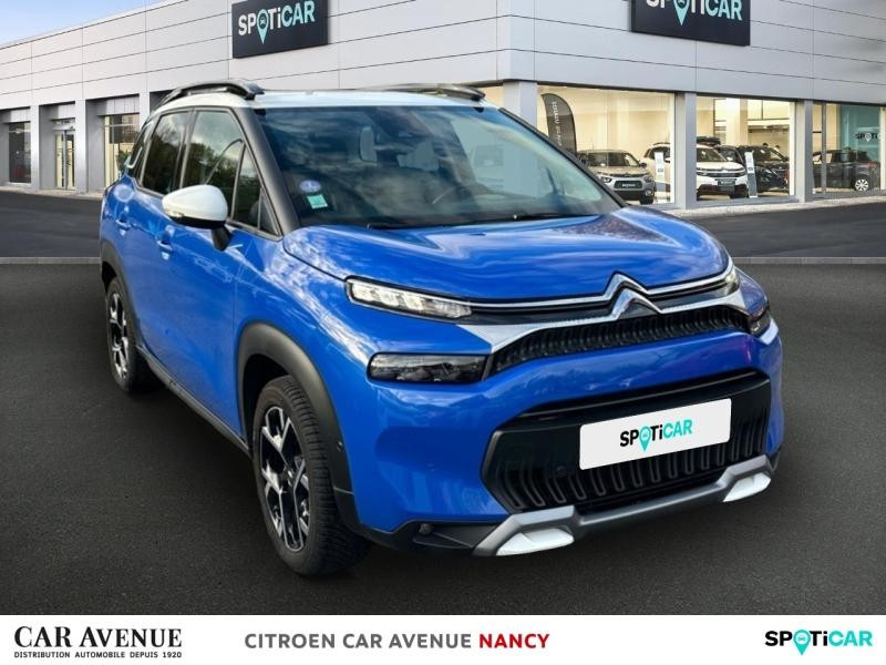Occasion CITROEN C3 Aircross PureTech 130ch S&S Shine Pack EAT6 2021 Voltaic Blue (M) - Blanc Opale 16490 € à Nancy