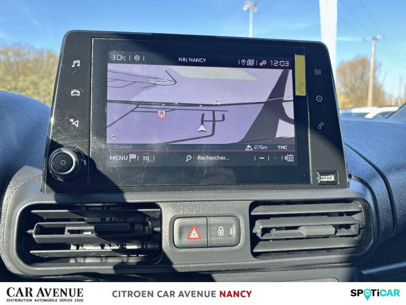 Occasion CITROEN Berlingo Van M 650kg BlueHDi 100ch S&S Cabine Extenso 3 places Pack Driver Connect 2023 Blanc Icy 15490 € à Nancy