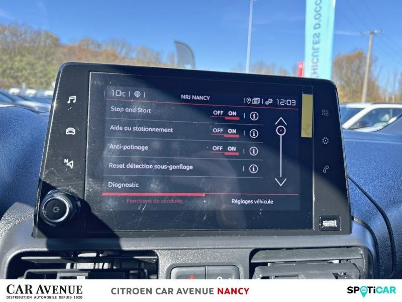 Occasion CITROEN Berlingo Van M 650kg BlueHDi 100ch S&S Cabine Extenso 3 places Pack Driver Connect 2023 Blanc Icy 15490 € à Nancy