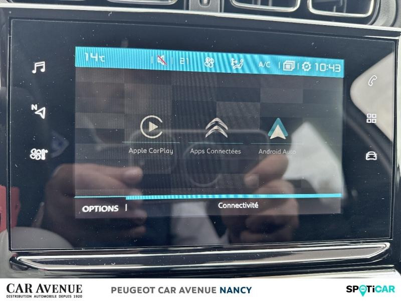 Occasion CITROEN C3 1.2 PureTech 83ch S&S Shine Pack 123g 2021 Blanc Banquise (O) - Bleu Emeraude 12590 € à Nancy