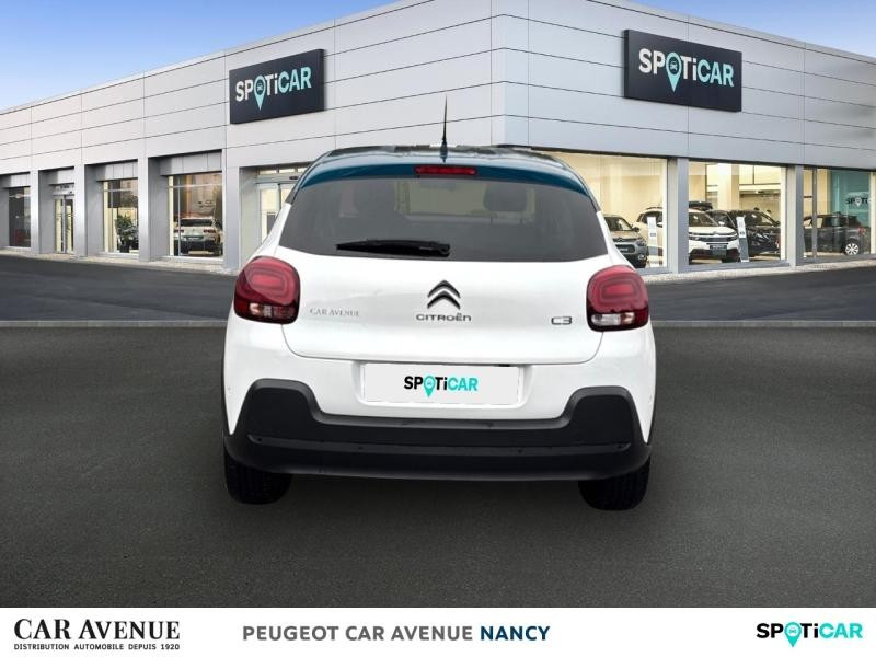Occasion CITROEN C3 1.2 PureTech 83ch S&S Shine Pack 123g 2021 Blanc Banquise (O) - Bleu Emeraude 12590 € à Nancy