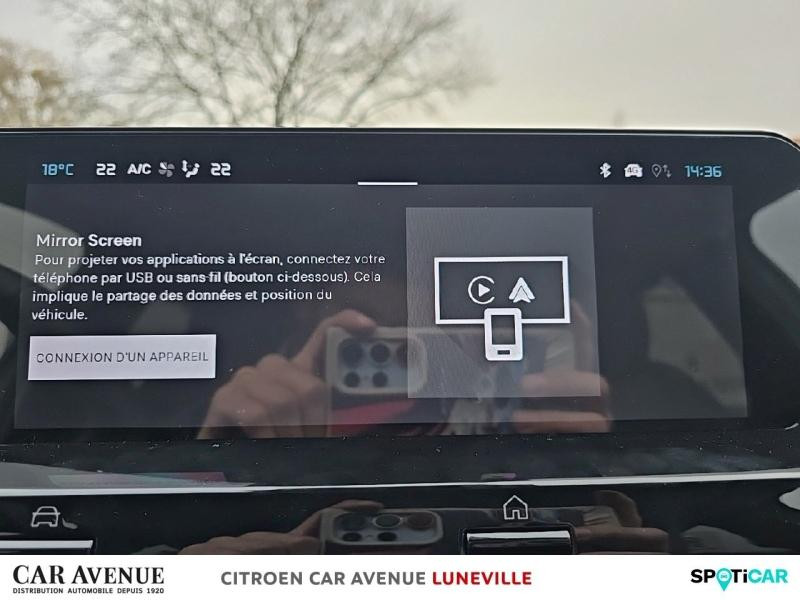 Occasion CITROEN C4 1.2 Hybride 145ch S&S COLLECTION Automatique 2025 Blanc Okénite (M) - Toit Noir Perla 28790 € à Nancy