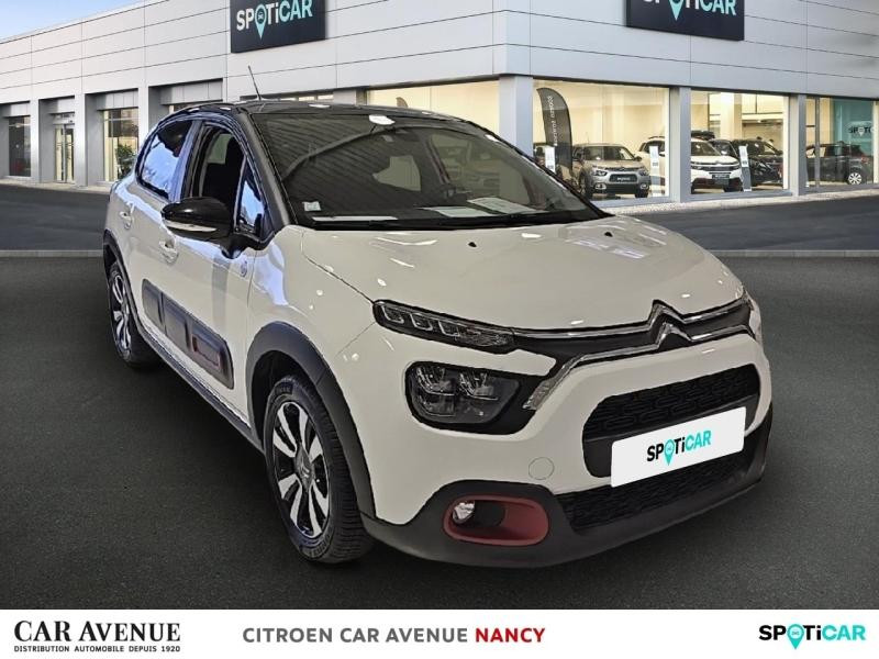 Occasion CITROEN C3 1.2 PureTech 83ch S&S C-Series 123g 2021 Blanc Banquise (O) - Noir Onyx 10490 € à Nancy