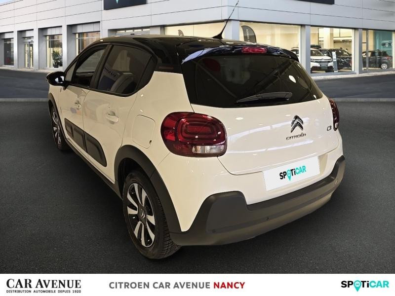 Occasion CITROEN C3 1.2 PureTech 83ch S&S C-Series 123g 2021 Blanc Banquise (O) - Noir Onyx 10490 € à Nancy