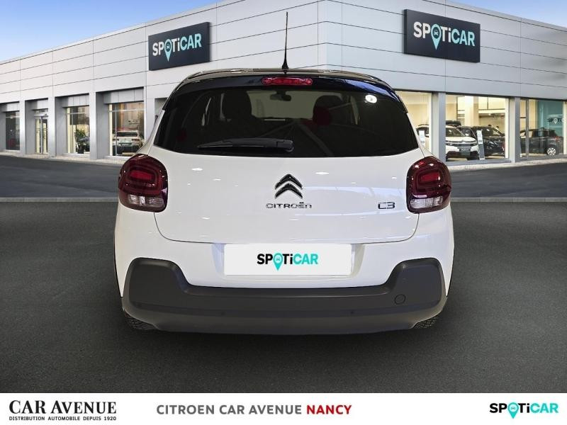 Occasion CITROEN C3 1.2 PureTech 83ch S&S C-Series 123g 2021 Blanc Banquise (O) - Noir Onyx 10490 € à Nancy