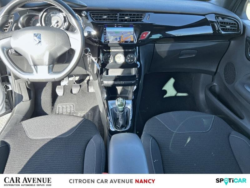 Occasion DS DS 3 BlueHDi 100ch So Chic S&S 2018 Gris Aluminium (M) - Toit Noir Onyx 11490 € à Nancy