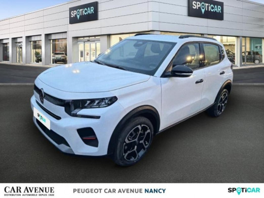 Occasion CITROEN C3 Electrique 113ch, autonomie urbaine, PLUS 2025 Blanc Banquise (O) 23 130 € à Nancy