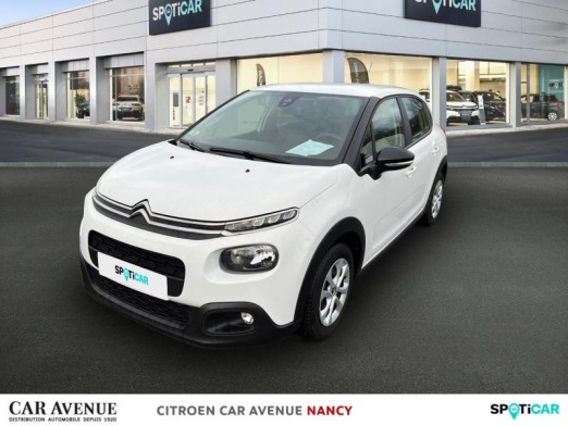 Used CITROEN C3 BlueHDi 100ch Feel S&S E6.d-TEMP BVM5 2019 Blanc Banquise € 12,490 in Nancy