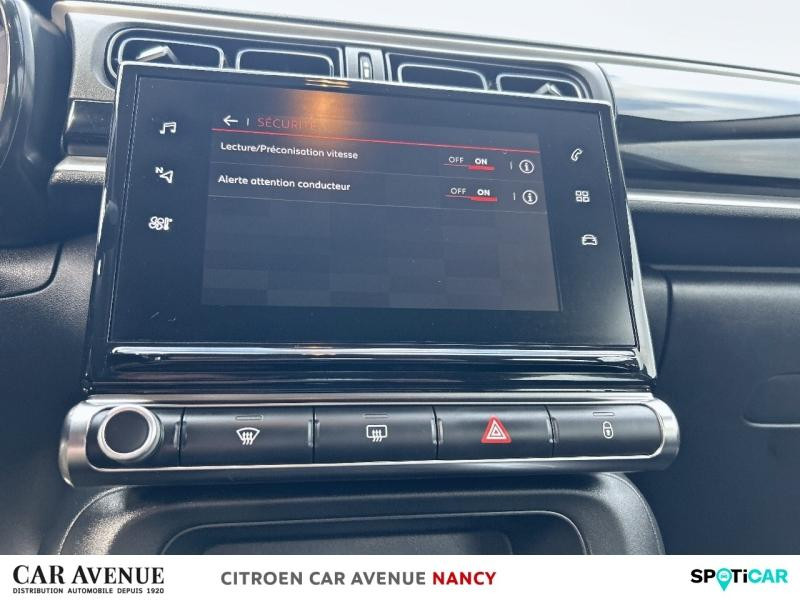 Occasion CITROEN C3 1.2 PureTech 83ch S&S Feel Pack 2021 Noir Perla Nera (N) - Rouge Aden 12290 € à Nancy