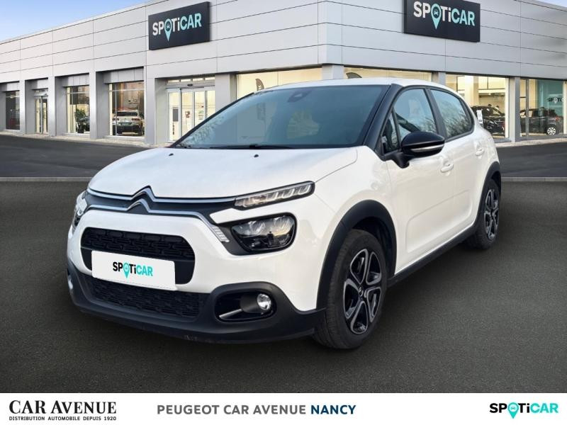 Occasion CITROEN C3 1.2 PureTech 83ch S&S Feel Pack 2022 Blanc Banquise (O) 10990 € à Nancy