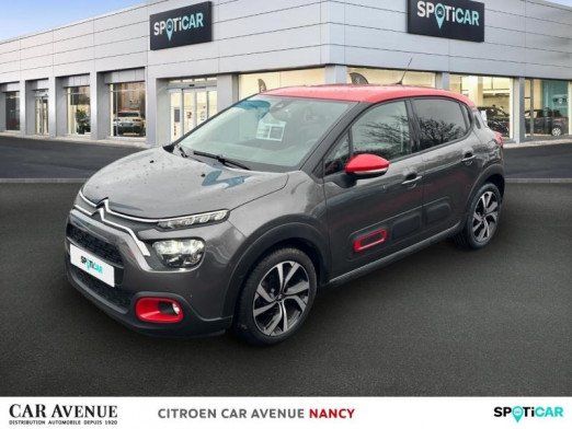 Occasion CITROEN C3 1.2 PureTech 110ch S&S Shine Pack  EAT6 2021 Gris Platinium (M) - Rouge Aden 14 990 € à Nancy