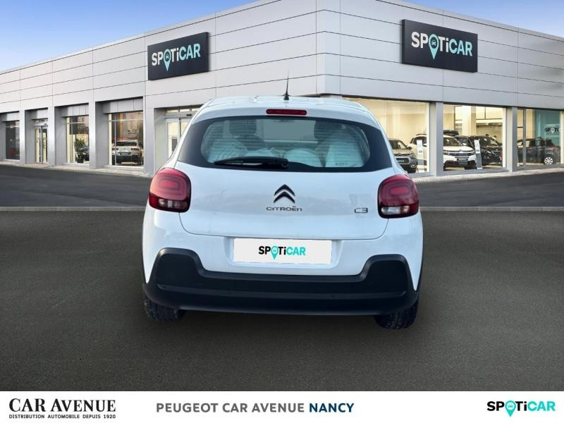Occasion CITROEN C3 1.2 PureTech 83ch S&S Feel Pack 2022 Blanc Banquise (O) 10990 € à Nancy
