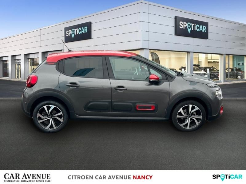 Occasion CITROEN C3 1.2 PureTech 110ch S&S Shine Pack  EAT6 2021 Gris Platinium (M) - Rouge Aden 14990 € à Nancy